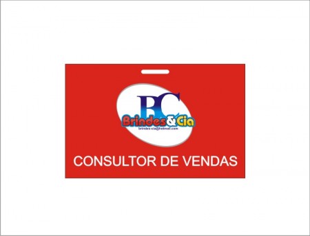 Crachá Personalizado Vertical